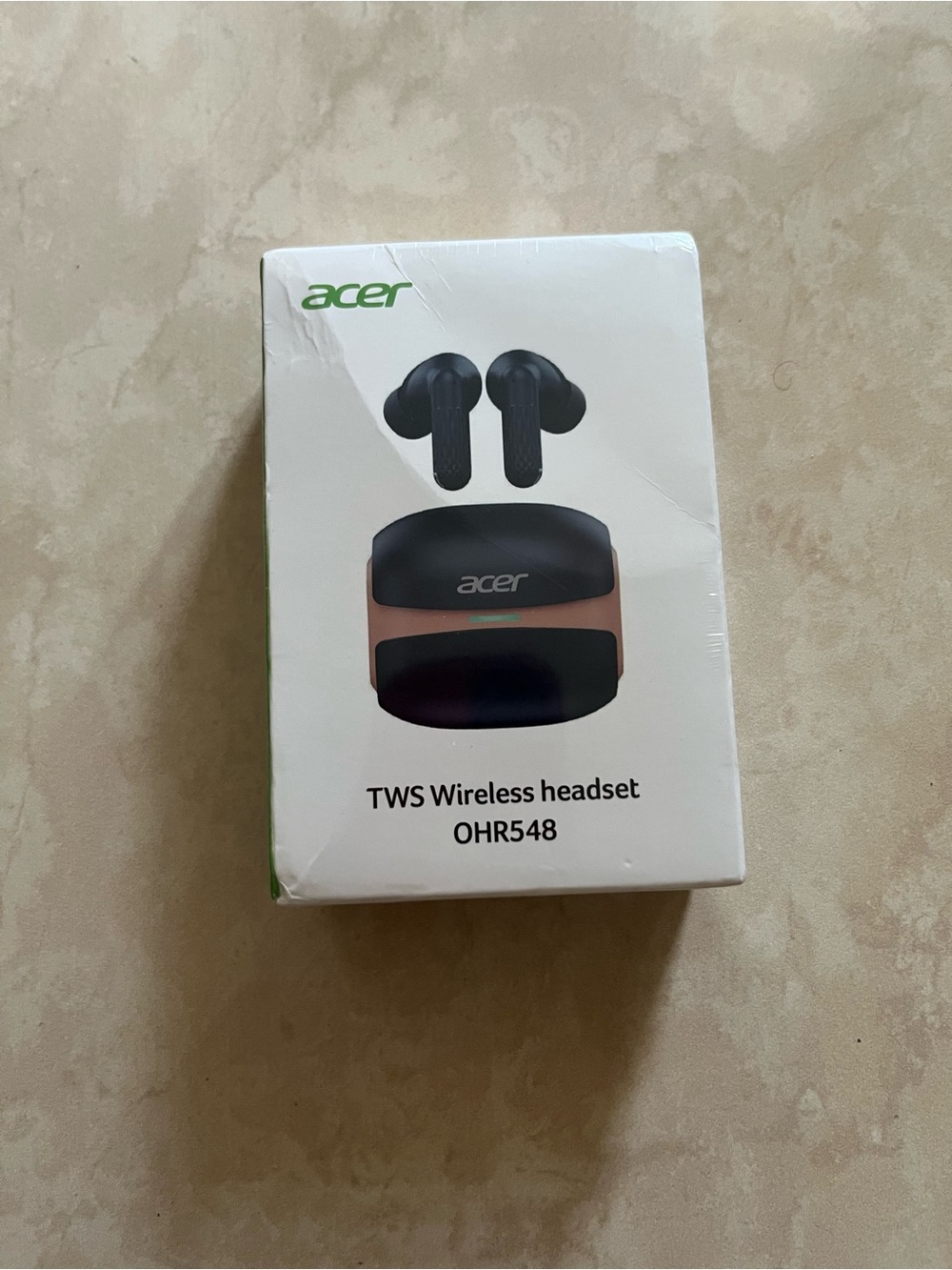 Acer Black and Rose Gold Wireless TWS Earbuds OHR548